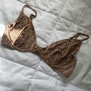 Acacia Manhattan Top in Brown Snake
